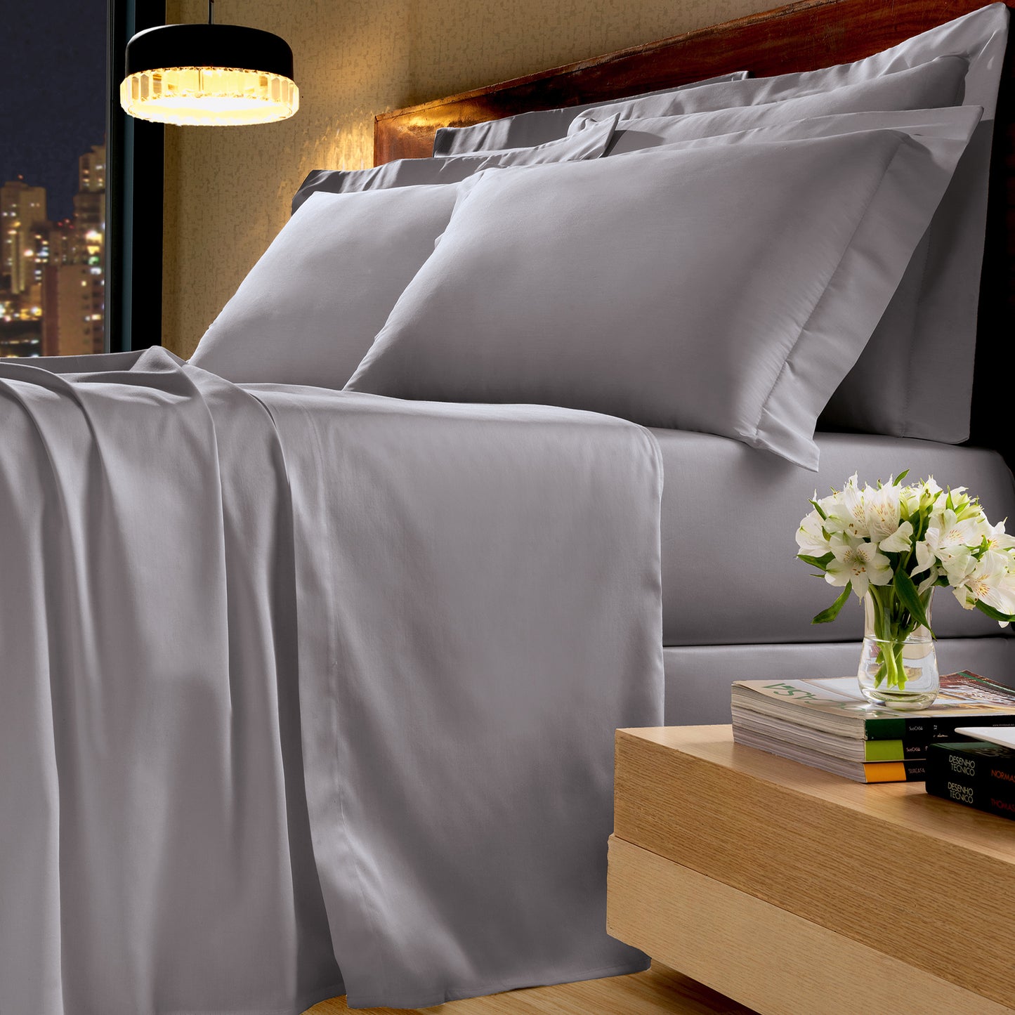 Jogo de Cama Platine 300 fios Buettner