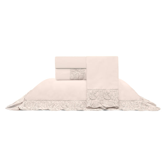 Jogo de Cama Cristal 300 fios Renda Paola